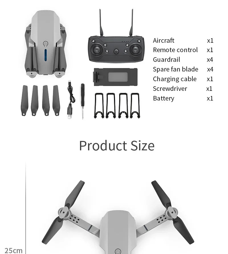 4K Foldable Camera Drone with Obstacle Avoidance | Tidesmit Tidesmit