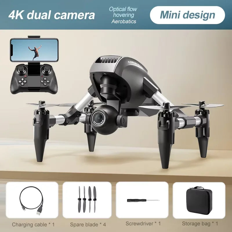 4K Camera Drone with Wide Angle Lens - Foldable V42 Model V42 4K camera Tidesmit