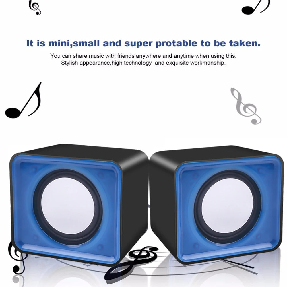 Stereo PC Soundbar - Wireless Audio Speaker for Laptop & Desktop Tidesmit