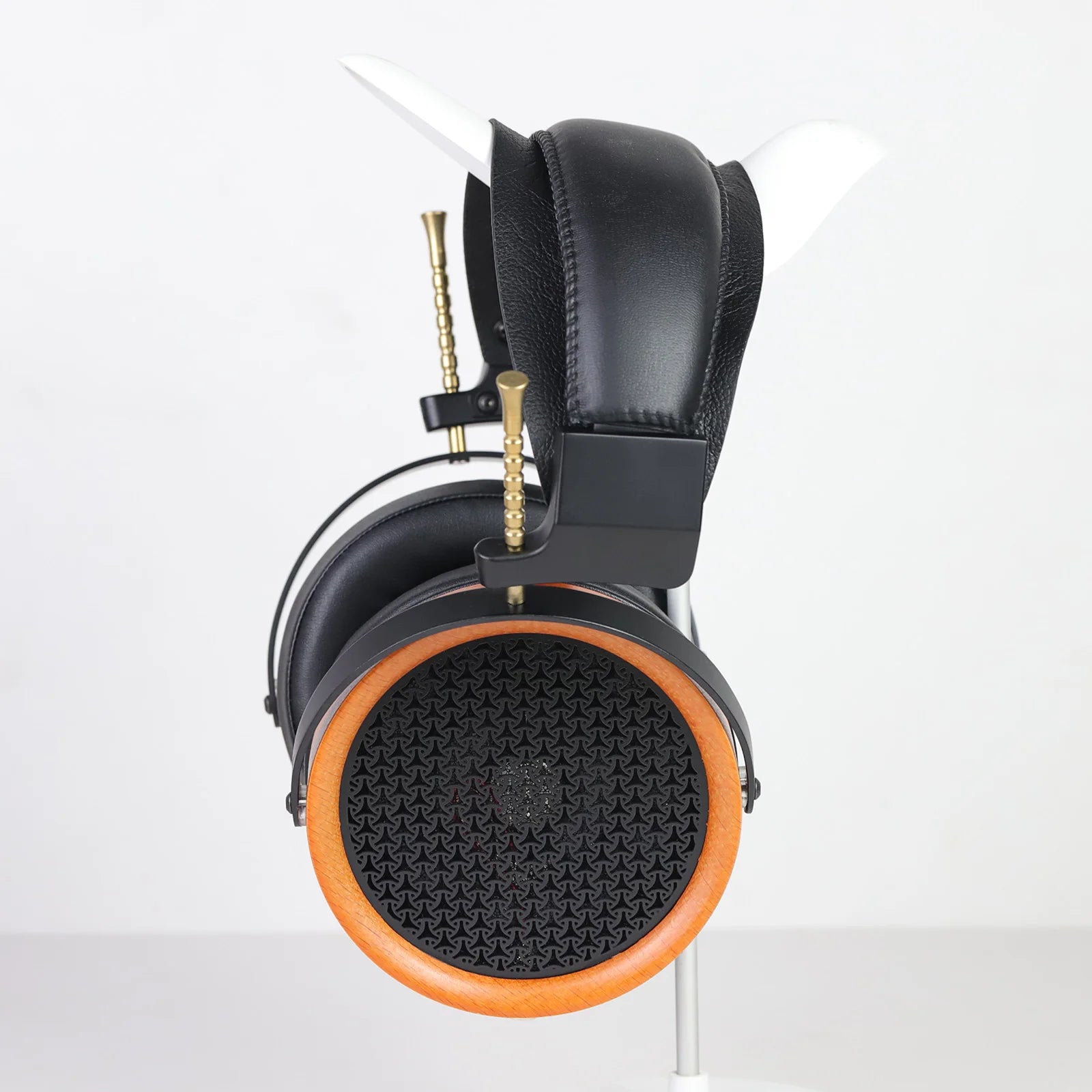 Wooden HiFi Open-Back Headphones 53mm Drivers - HD11 Detachable Cable Tidesmit