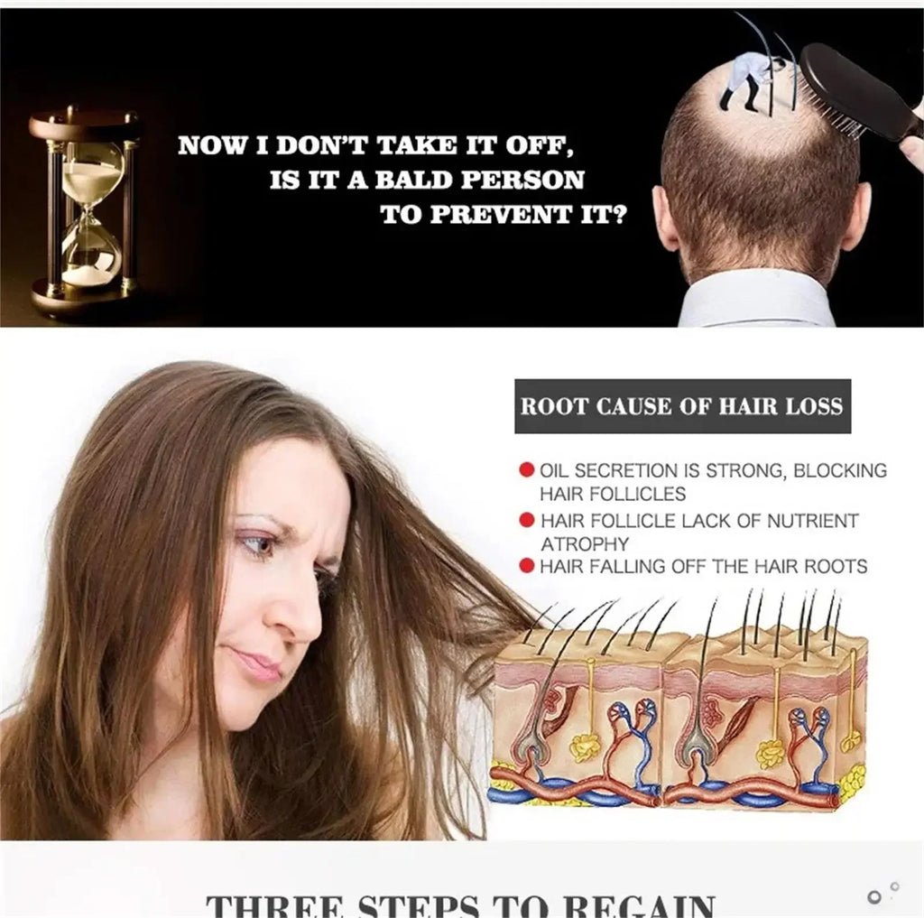 Tidesmit 7-day hair growth serum capsules for women to treat hair loss, repair damaged scalp, and boost regrowth.
