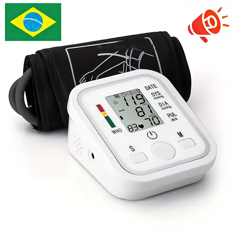 Medical Arm Blood Pressure Monitor gauge Playback Sphygmomanometer For Elderly Accurate Measurement digital tensiometers