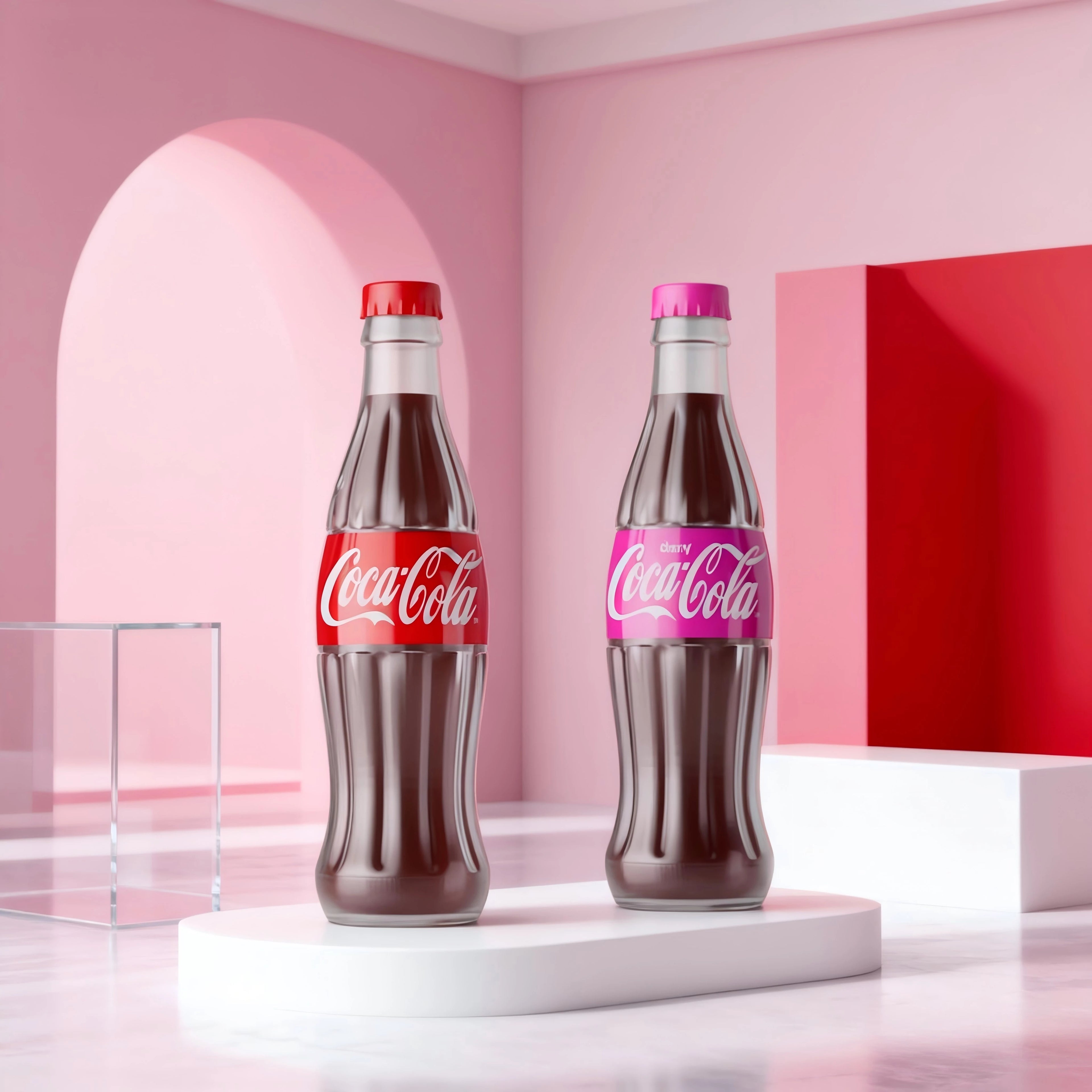 Coca-Cola Lip Balm Gift Set - Moisturizing Cherry and Classic Cola Flavors Lip Care Tidesmit