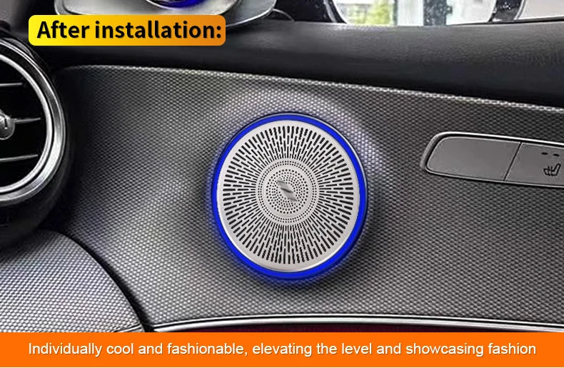LED Ambient Speaker Covers for Mercedes Benz W205 W213 X253 Tidesmit