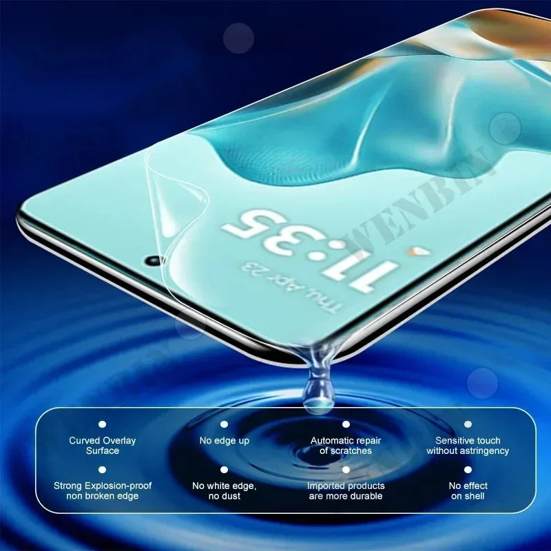 Oppo Screen Protector Hydrogel Film Full Coverage - 5 Pack Tidesmit