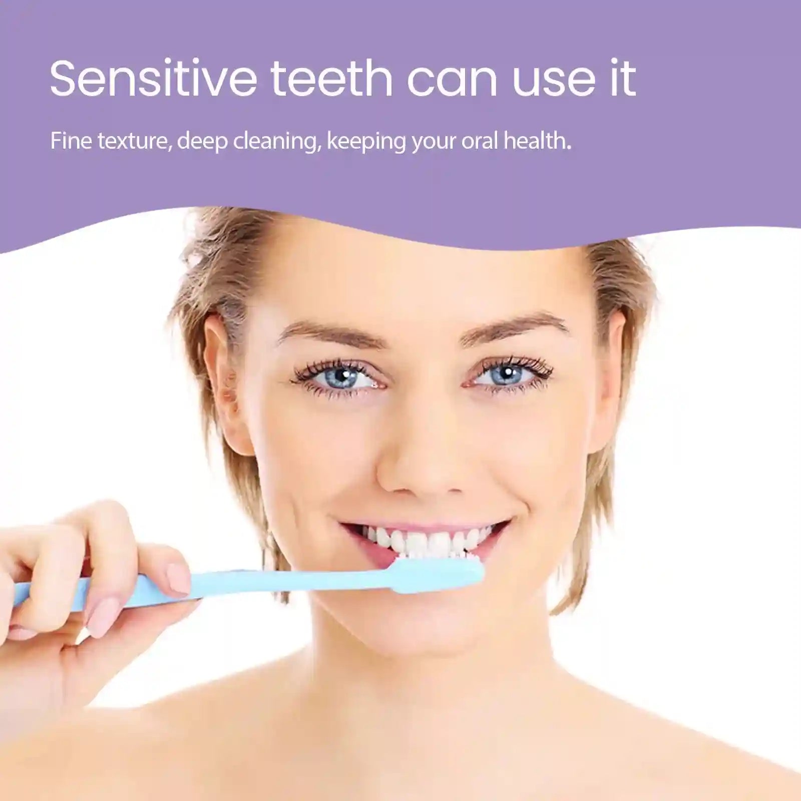 Tidesmit purple corrector toothpaste for effective teeth whitening and stain removal for bright oral care