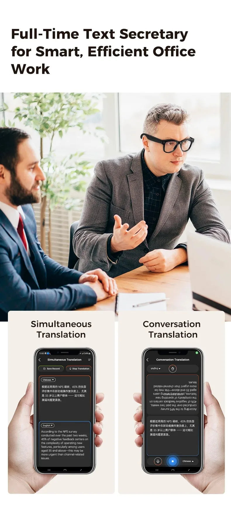 Tidesmit AI Smart Glasses: 4K Camera & Spatial Audio Bluetooth Eyewear Tidesmit