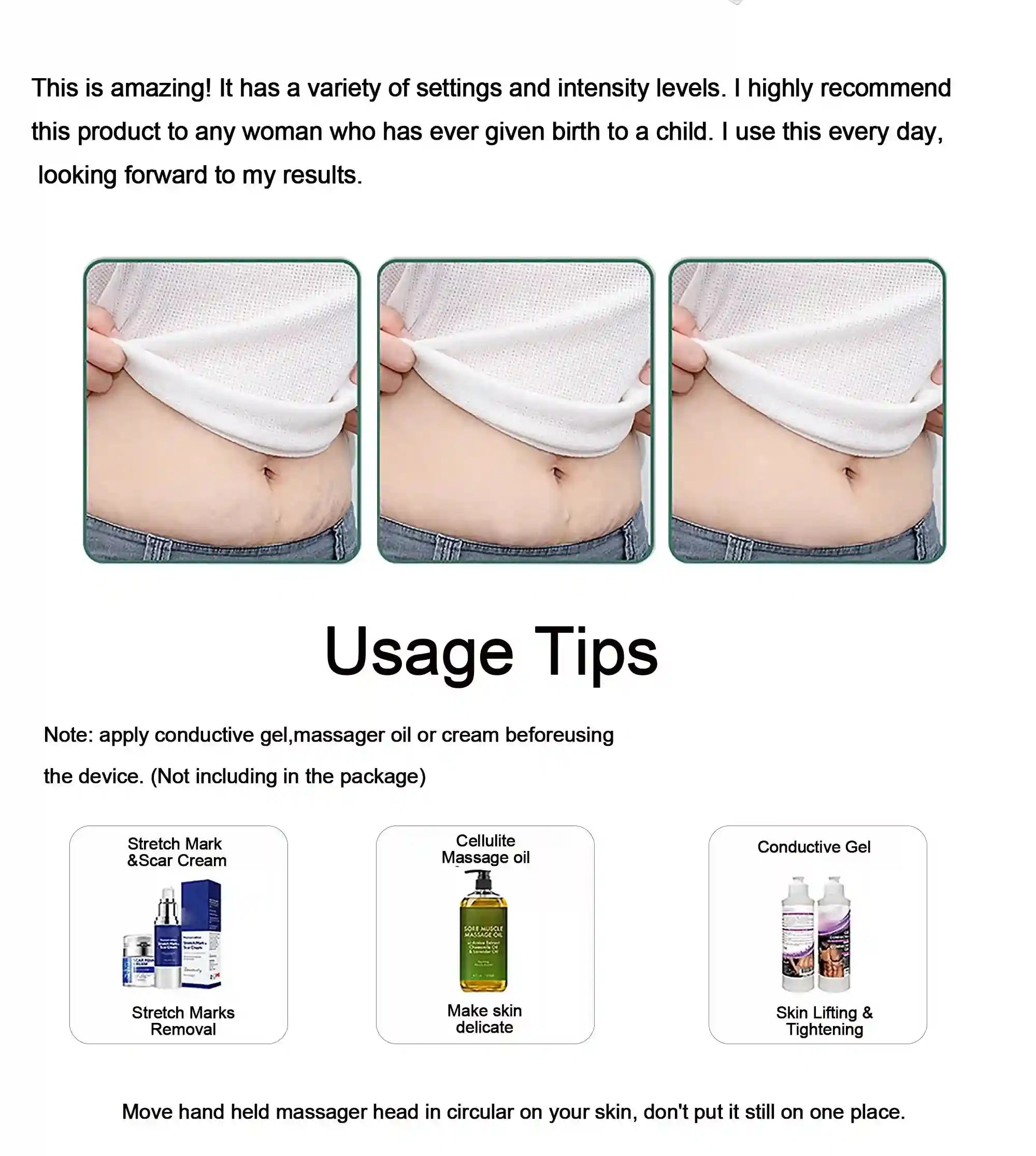 Ultrasonic Cavitation Machine for Body Slimming & Muscle Relief Eye Massage Instrument Tidesmit