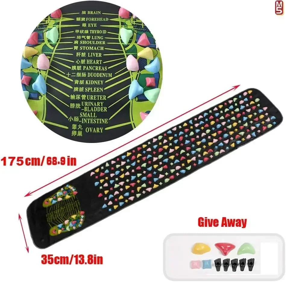 Foot Massage Pad: Acupressure Mat for Stress Relief | 35cm-175cm Relaxation Treatment Tidesmit