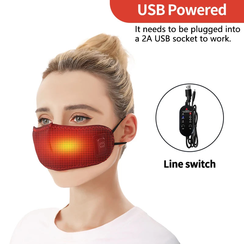 Electric Heating Nose Warmer | 3 Heat Levels for Muscle Relief Massage Cushion Tidesmit