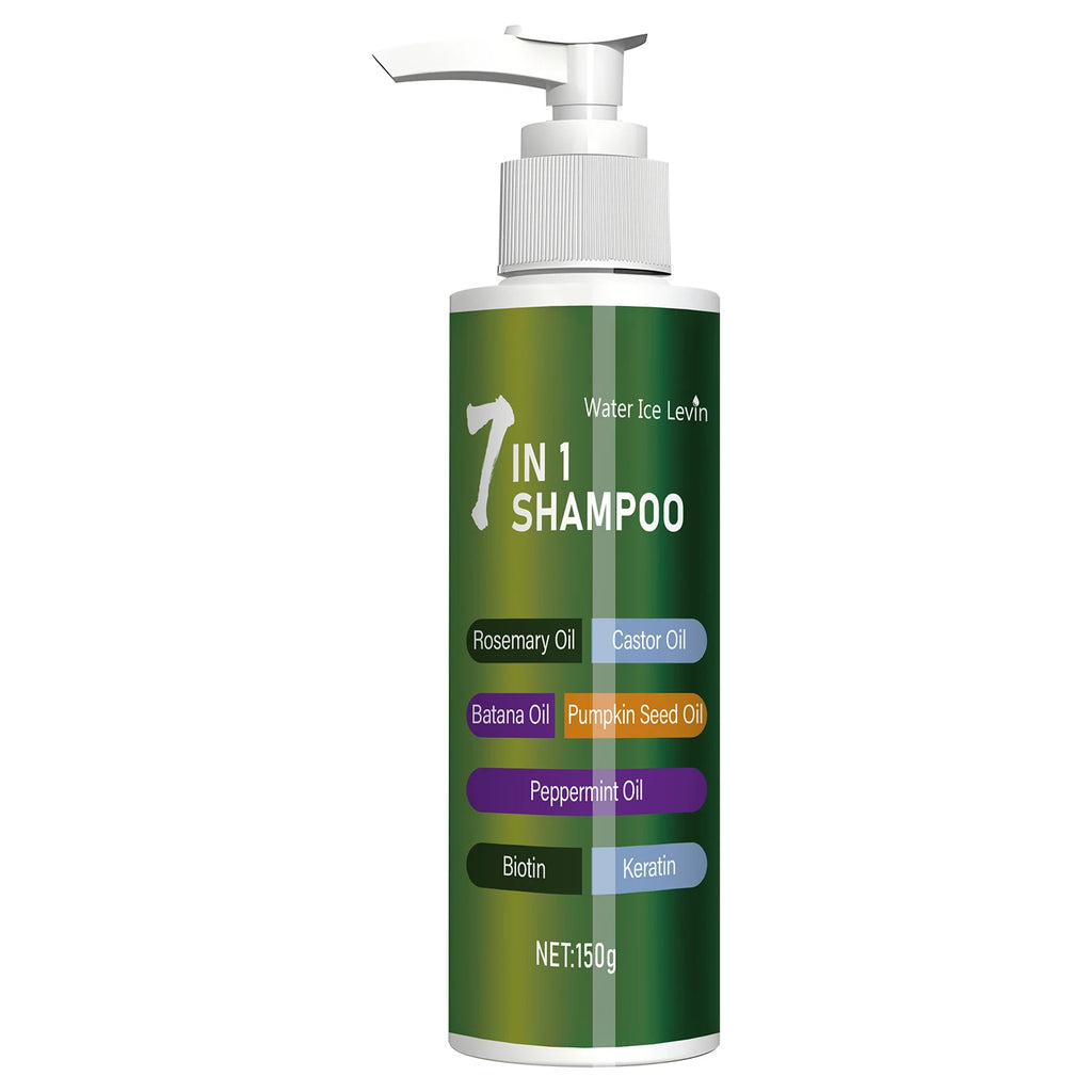 7-in-1 Shampoo, Rich in Rosemary, Batana, and Castor Oil, Gently Cleanses and Controls Oil, Provides Moisturizing and Hydrating Benefits, Prevents Hair from Becoming Tangled, Suitable for All Hair Types