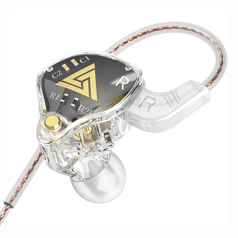 Wired In-Ear Monitors HiFi Stereo Earphones with Mic by Tidesmit Tidesmit