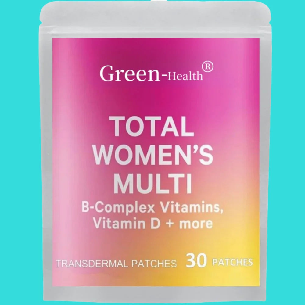 Tidesmit Women's Multivitamin 30 Transdermal Patches for Hair, Skin, Nails, Energy, and Immune Support.