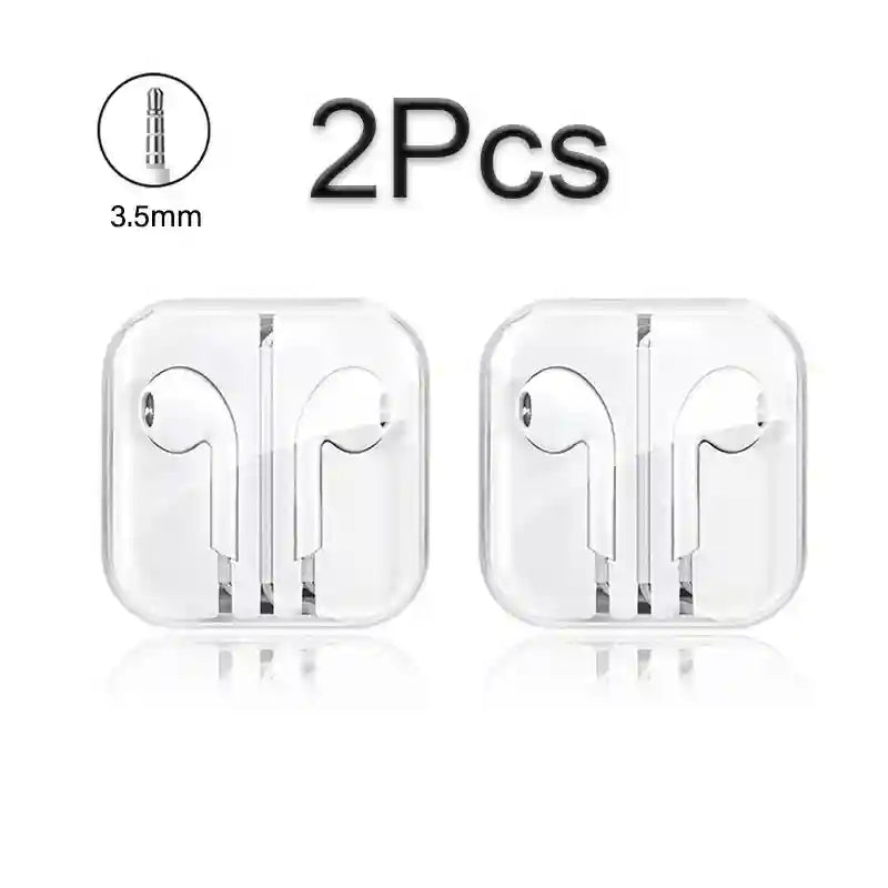 USB C Wired Earphones for Android - 3 Pack Noise Isolating Headset For 3.5 MM-2pcs Tidesmit