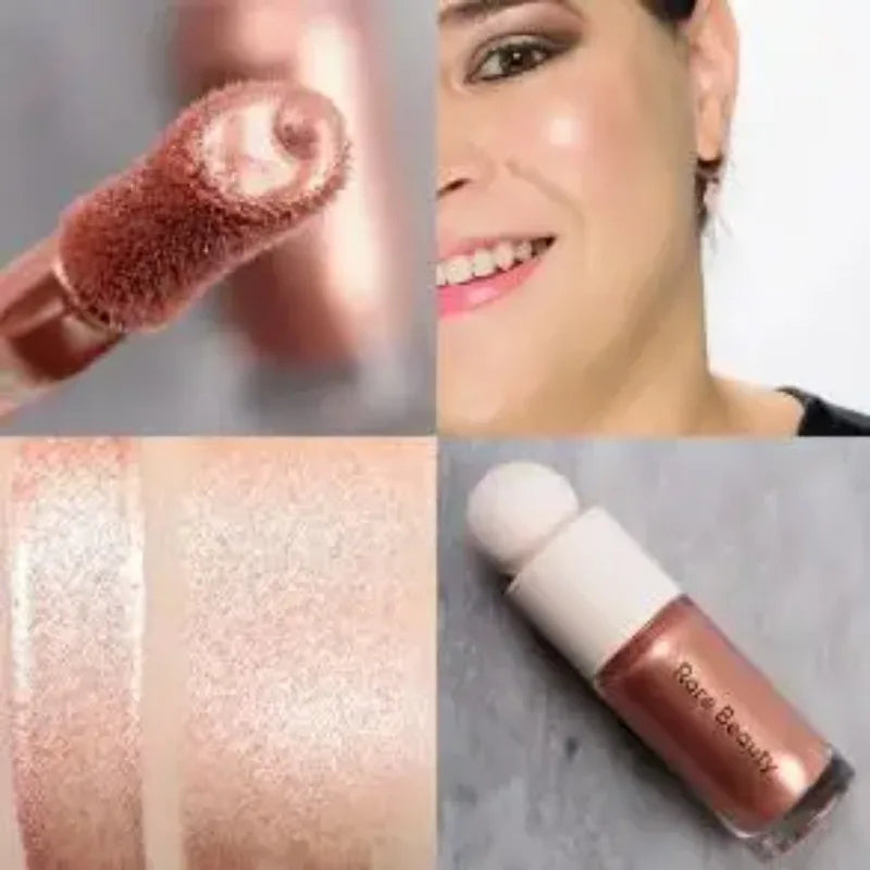 Tidesmit shimmer liquid blush and highlighter gel for radiant face contouring with natural glitter glow