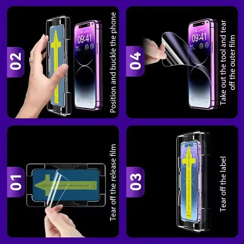 iPhone 17 Pro Screen Protector - HD Tempered Glass & Easy Install Tidesmit