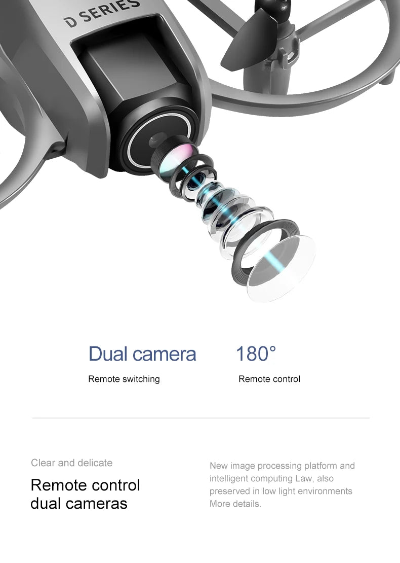 Mini GPS Camera Drone with 8K Dual Lens & Obstacle Avoidance Tidesmit