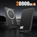 Magnetic Portable Charger 50000mAh - 22.5W Fast Charging Power Bank Black-20000mAh Tidesmit