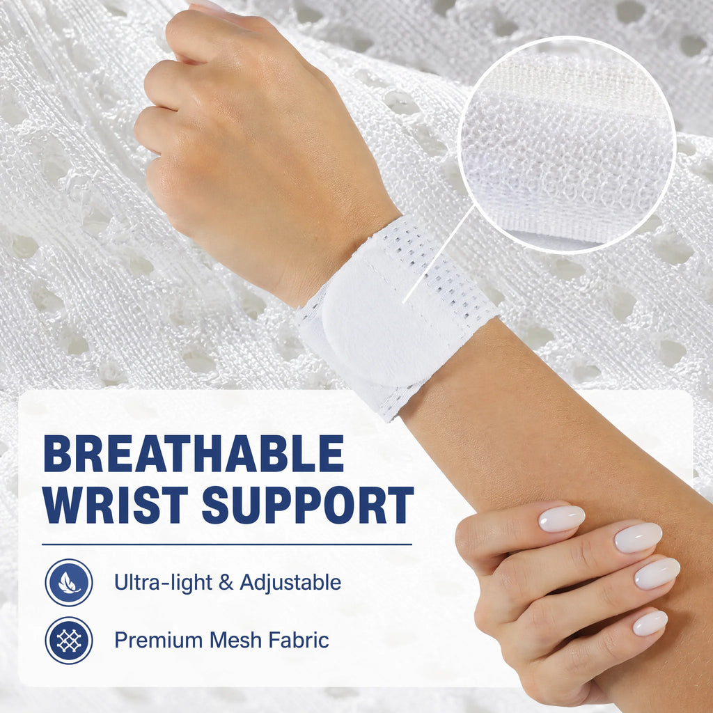 VBOSI Lightweight Compression Wrist Brace for Women, High Elastic Wrist Support for Tendonitis, Badminton Basketball Fitness