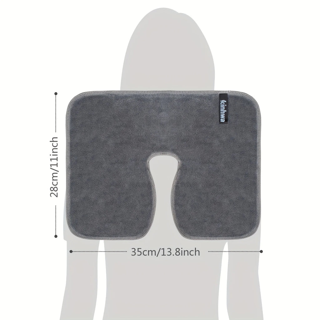 Microfiber Face Cradle Covers - 6pc Washable Soft SPA Head Pads Relaxation Treatment Tidesmit