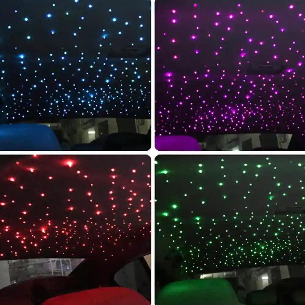 Fiber Optic Starry Sky Car Atmosphere Lamp - RGB LED Lighting Kit Tidesmit