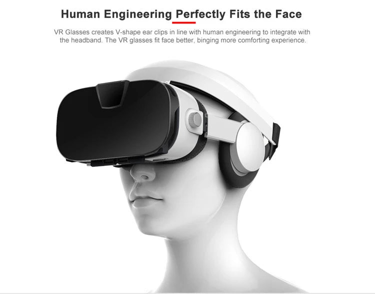 VR Headset for Smartphones with Remote - Immersive 3D Mobile Gaming Tidesmit