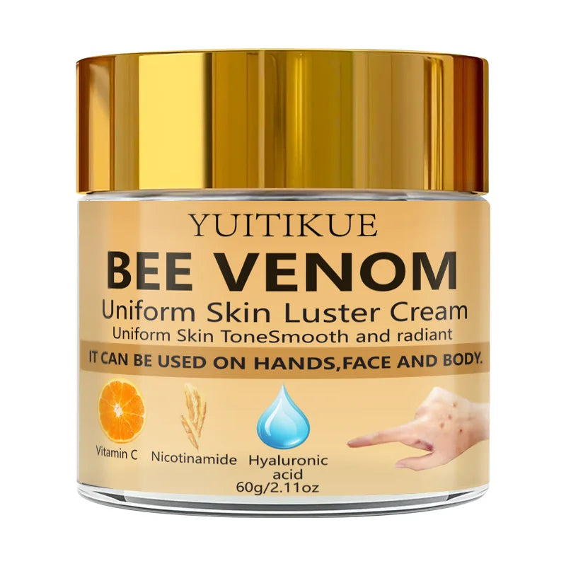 Nicotinamide Vitamin C Hyaluronic Acid Bee Venom Cream 60g Hydrating Smooth Bright Even Skin Tone Multi-use Face Body Lotion
