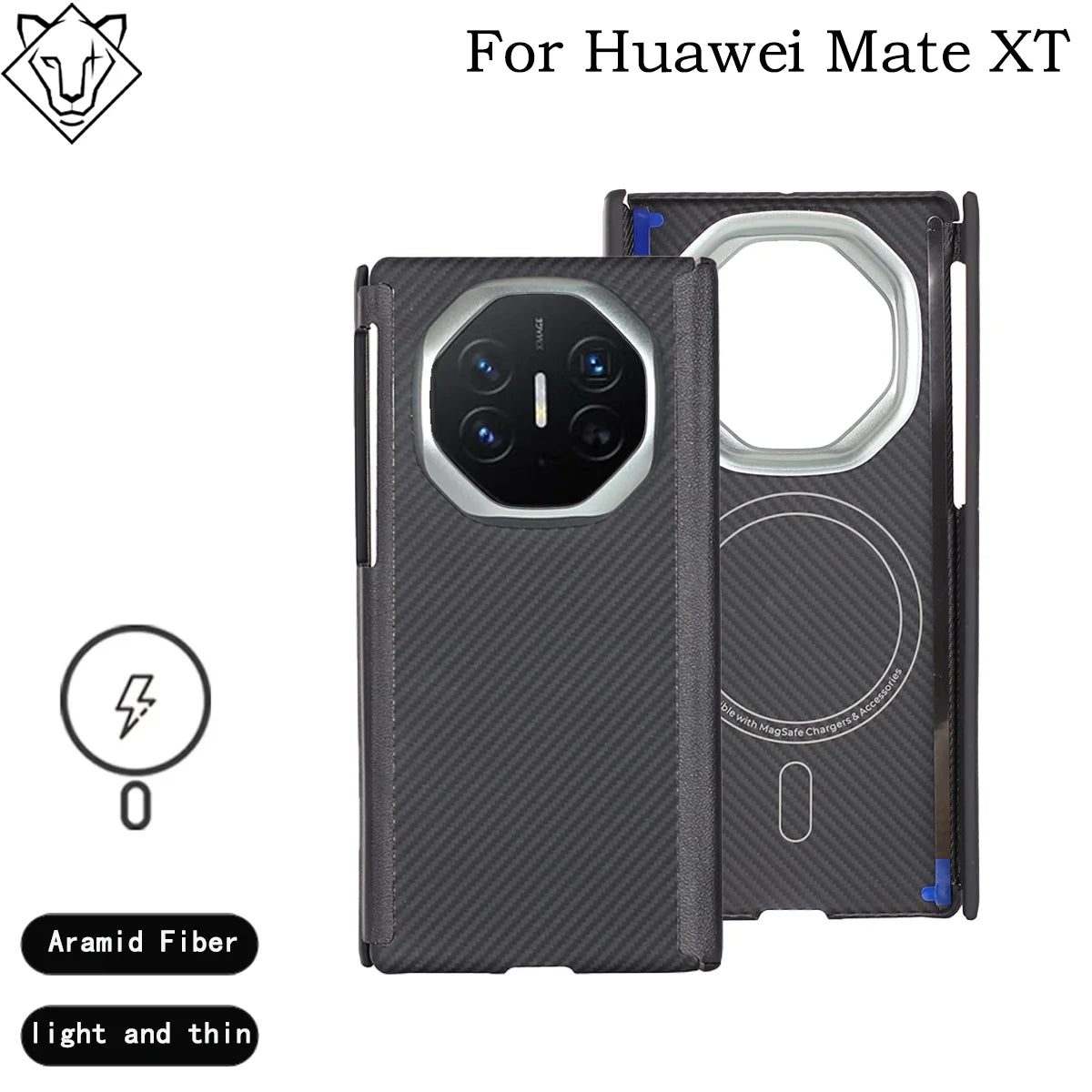 Aramid Fiber Case for Huawei Mate XT Ultimate - Ultra-Slim Protection 600D M Huawei Mate XT Ultimate Tidesmit