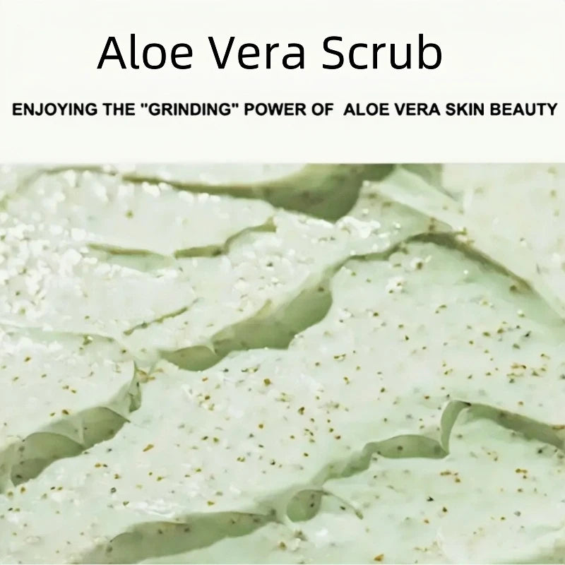 Aloe Vera Exfoliating Scrub 500g - Natural Salon-Quality Face Polish Scrubs Treatments Tidesmit