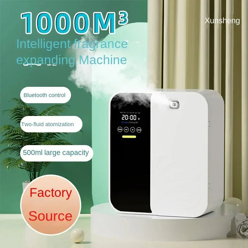 Wall Mounted Aroma Diffuser500ML Commercial Hotel Fragrance Machine Bar KTV Automatic Waterless Essential Oil Nebulizer Diffuser