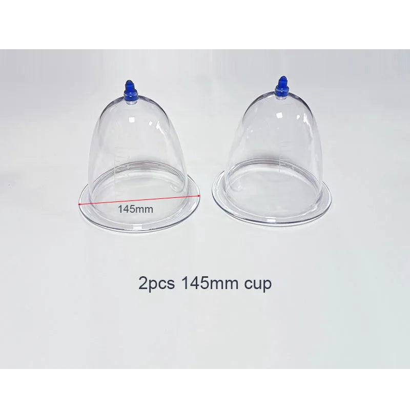 Breast Enhancement Vacuum Pump – Professional Lifting Suction Cup System Fascia Gun 145mm cup Tidesmit