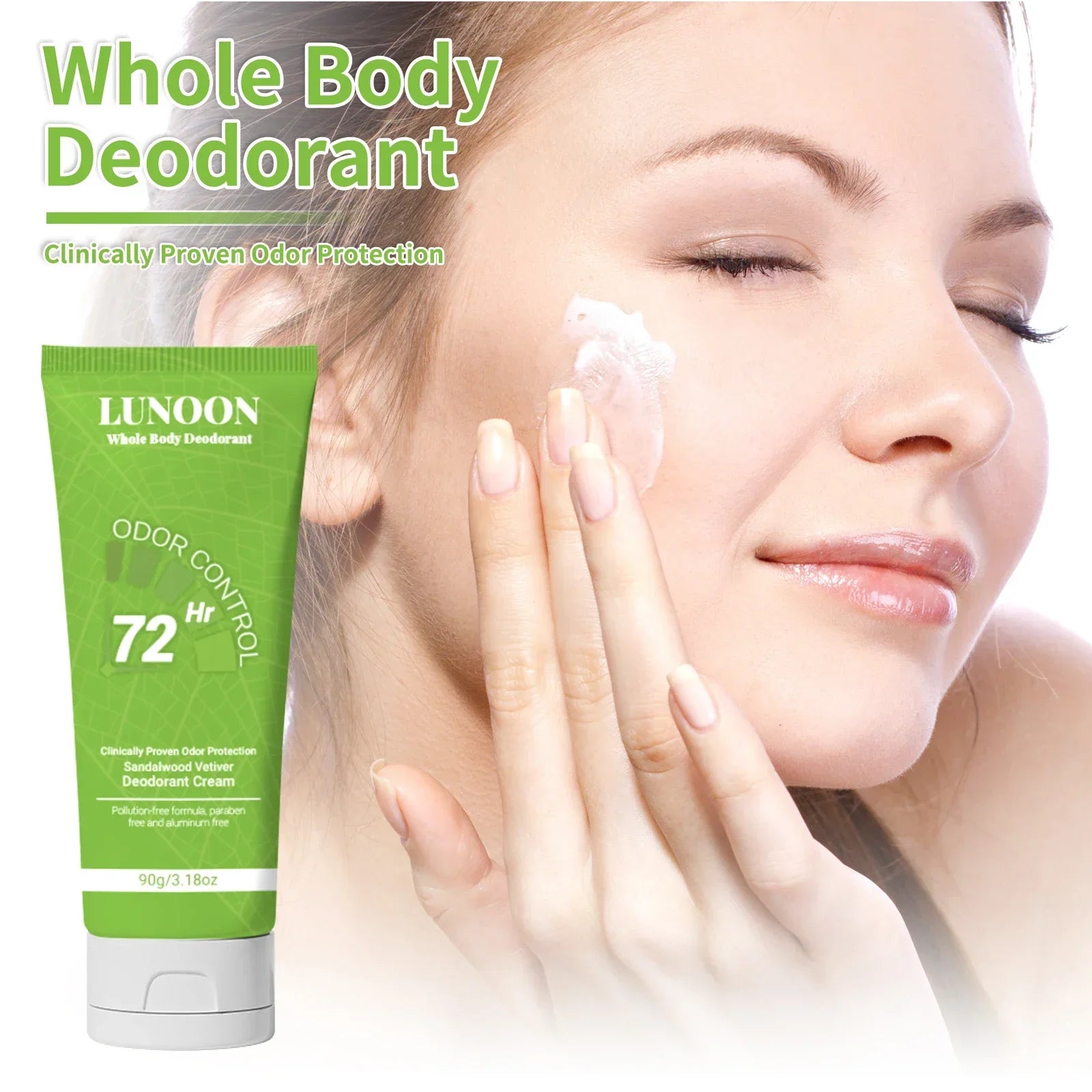 Tidesmit 90g anti-perspiration deodorant lotion for long-lasting body odor control, invisible and fast-dry.