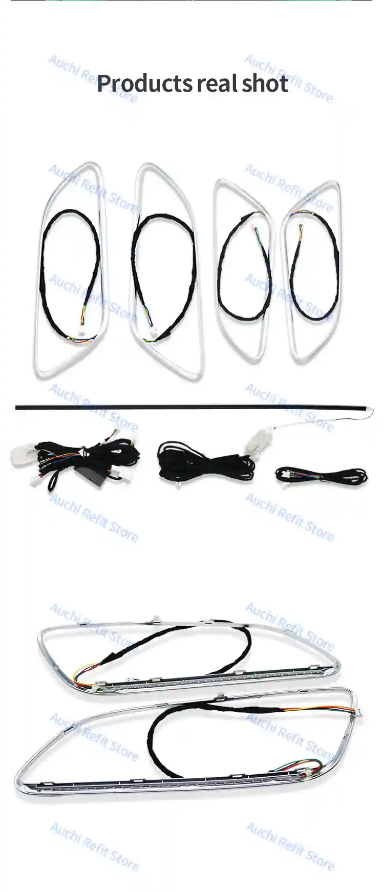 Mercedes-Benz LED Ambient Air Vent Kit - 12/256 Color RGB Interior Upgrade Tidesmit