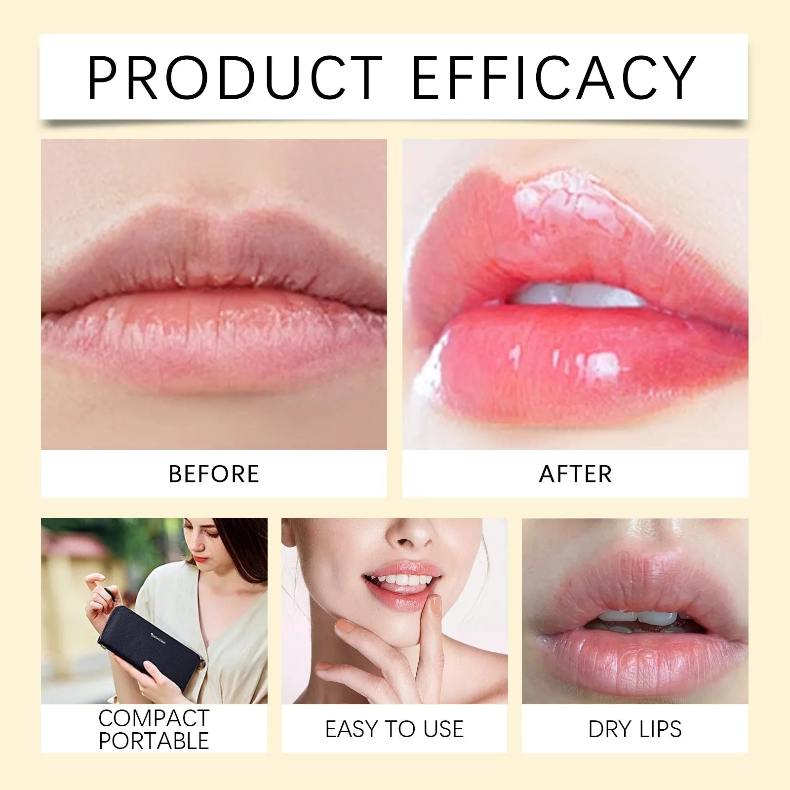 Color Changing Lip Balm | Moisturizing Tinted Treatment - Tidesmit Lip Care Tidesmit
