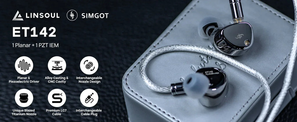 SIMGOT ET142 Planar Magnetic IEMs | Dual Nozzle Tuning | Tidesmit Tidesmit