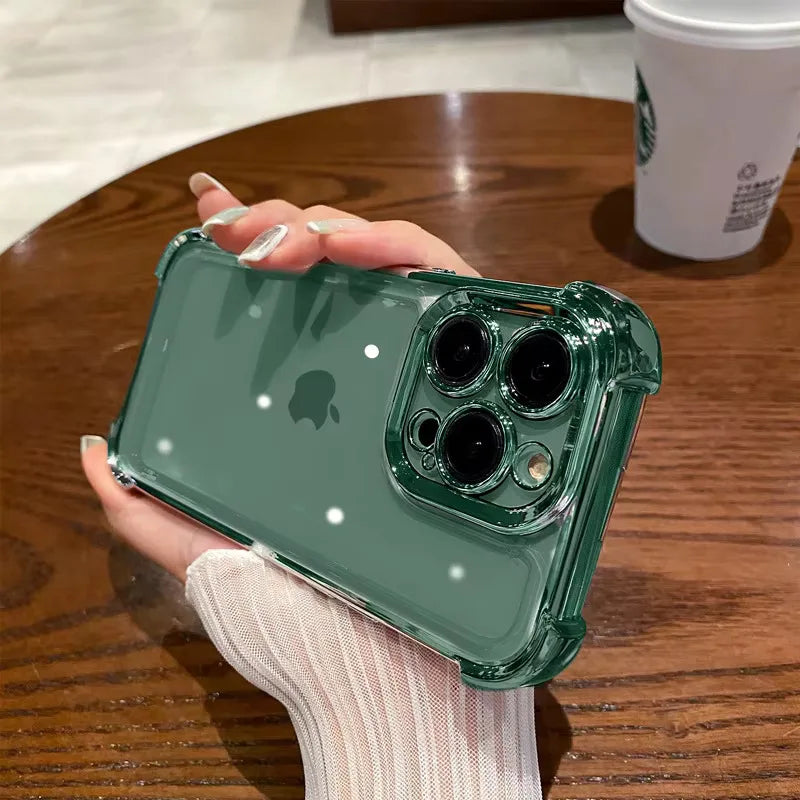 Shockproof Phone Case for iPhone 16 Pro Max - Military-Grade Protection Dark Green Tidesmit