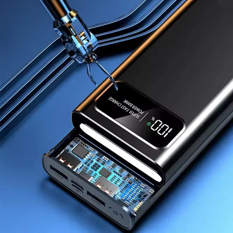 200000mAh Fast Charging Power Bank | 130W PD Portable Battery Tidesmit