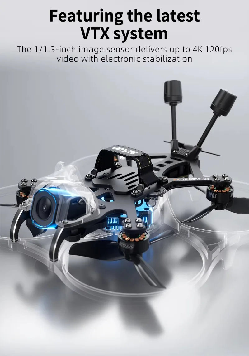 Cinelog30 V3 O4 Pro FPV Drone: 4K Stable Cinewhoop for Precision Pilots Tidesmit