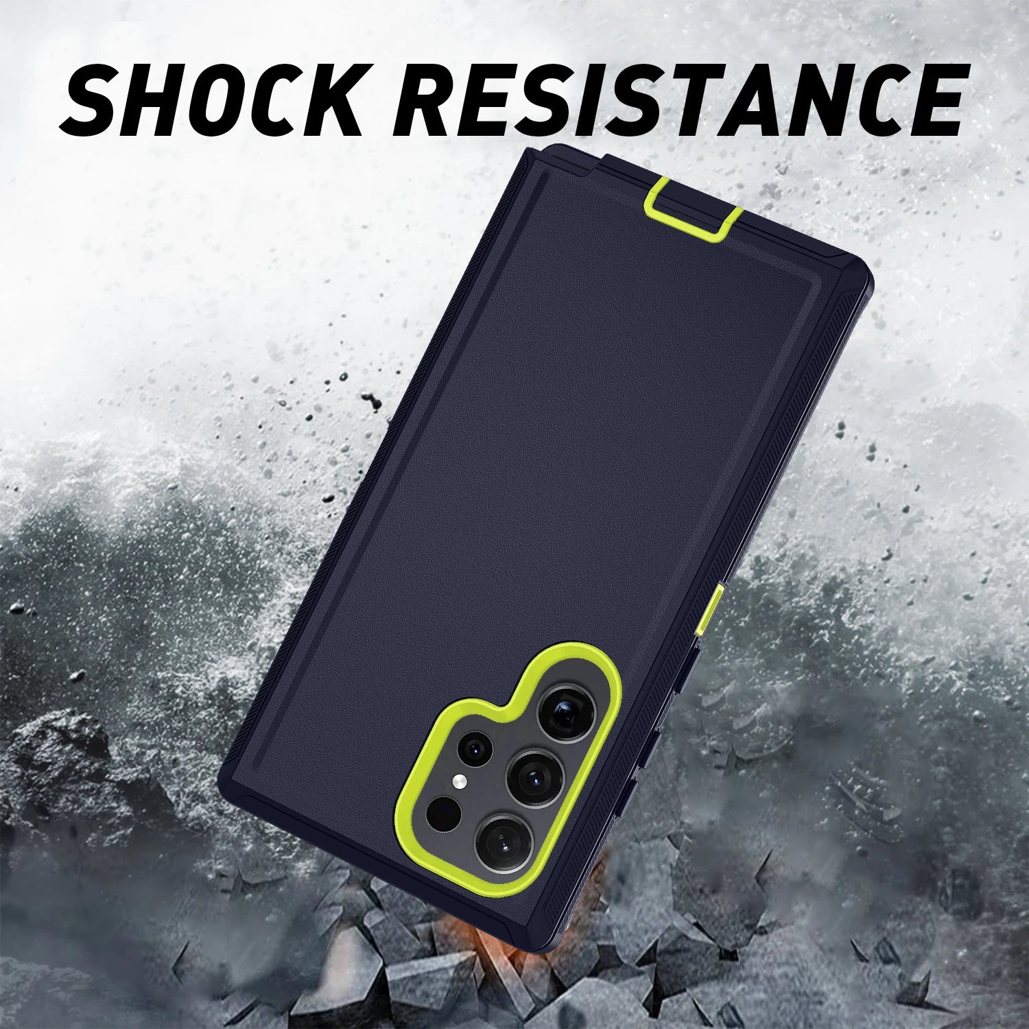 Samsung Galaxy S24 Ultra Military Armor Case With Kickstand Tidesmit