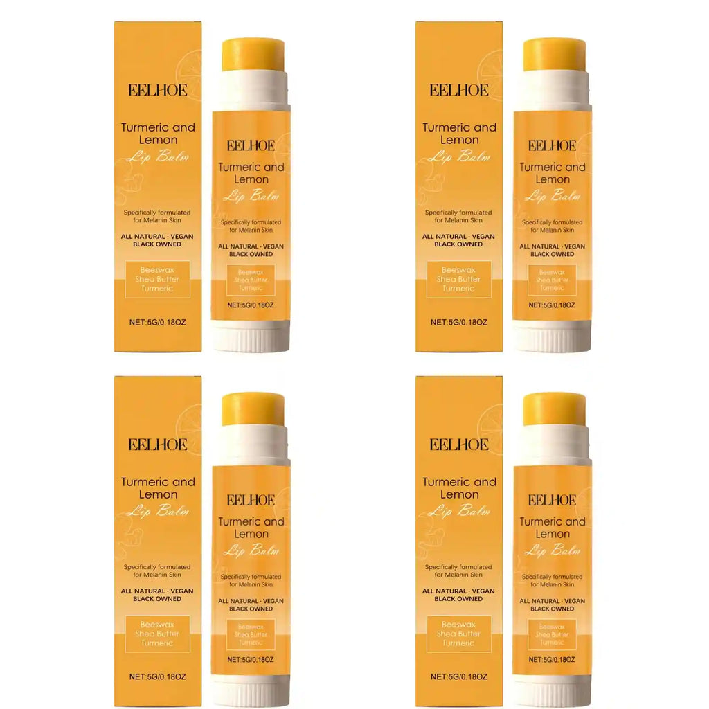 Turmeric Lemon Lip Balm | Nourishing Moisturizing Lip Treatment (5g) Lip Care Buy 2 Get 2 Free Tidesmit