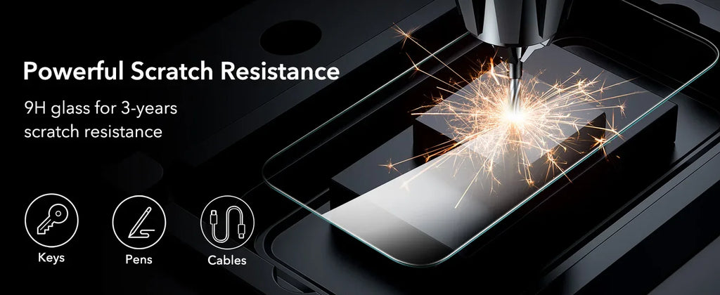 iPhone 16 Anti-Peek Screen Protector Tempered Glass 3 Pack Tidesmit