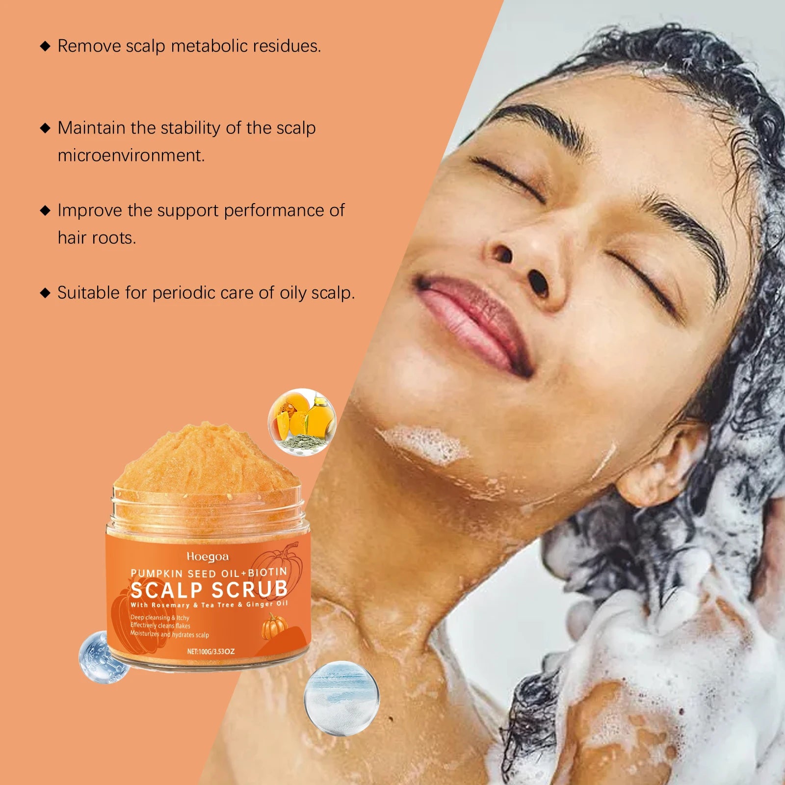 Scalp Nourishing Scrub: Professional Gentle Exfoliating Hair Treatment Scrubs Treatments Tidesmit
