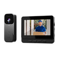 Home Security Smart Video Doorbell 4.3-inch Screen 2-Way Intercom HD Infrared Night Vision Intelligent Visual Wireless Door Bell