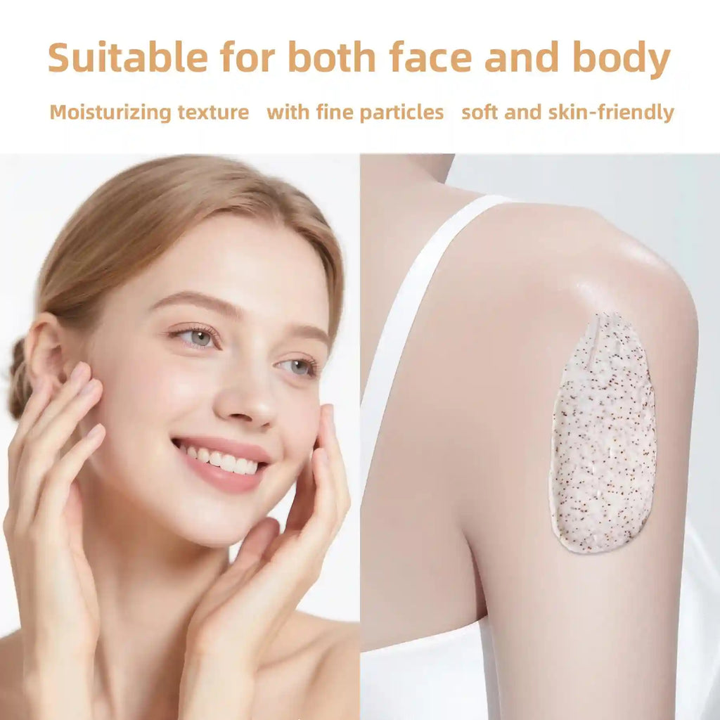 Lemon Vitamin E Exfoliating Scrub - Natural Face and Body Polish Scrubs Treatments Tidesmit