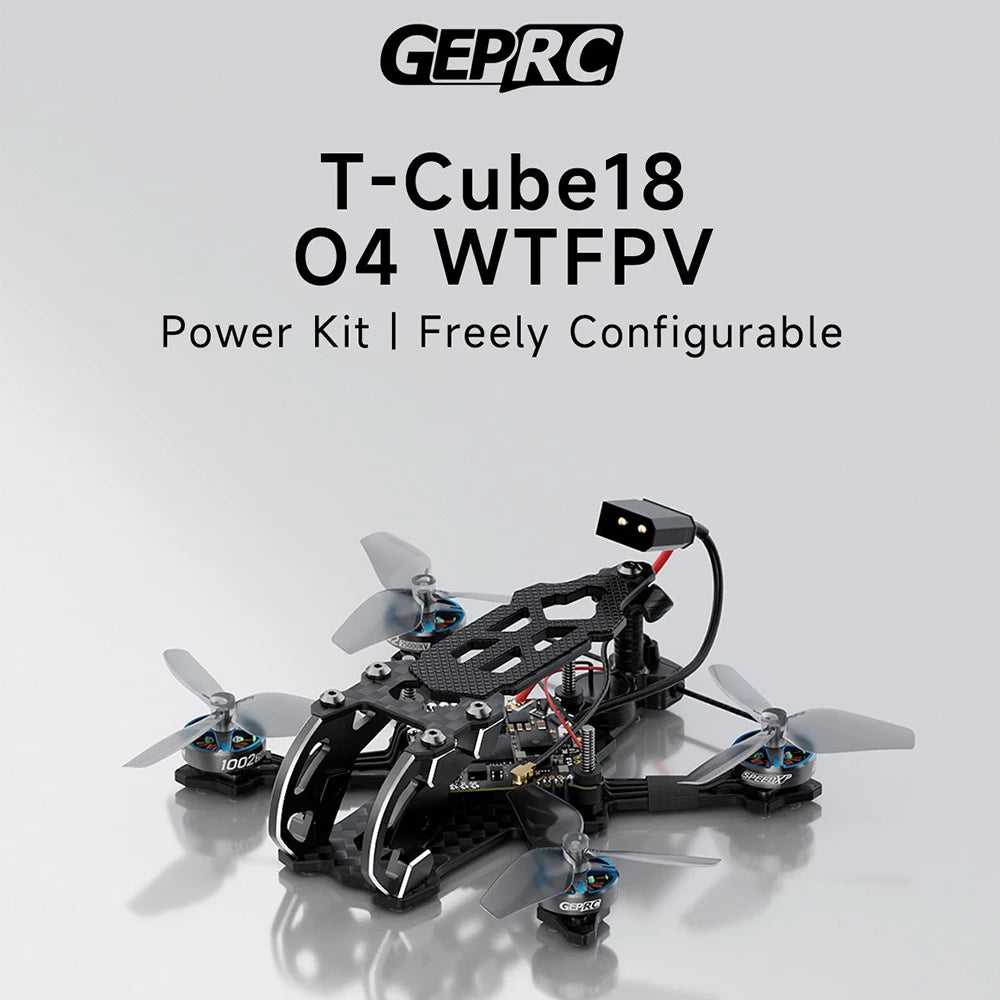 FPV Drone T-Cube18 2S Analog Quadcopter ELRS 2.4G | Tidesmit WTFPV O4 Tidesmit