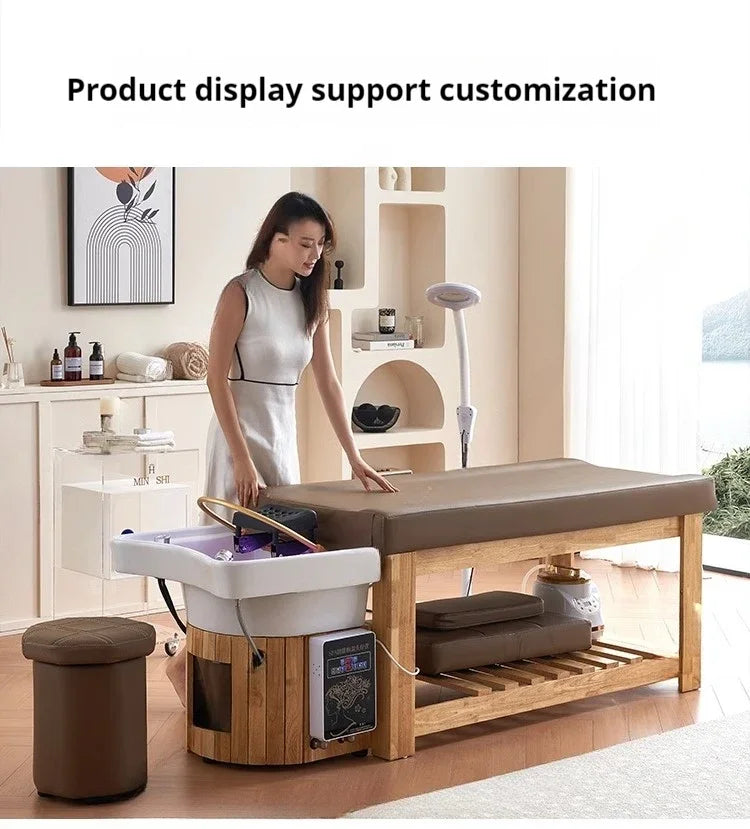 Spa Shampoo Chair | Professional Scalp Treatment Bed by Tidesmit Massage Chairs Tidesmit