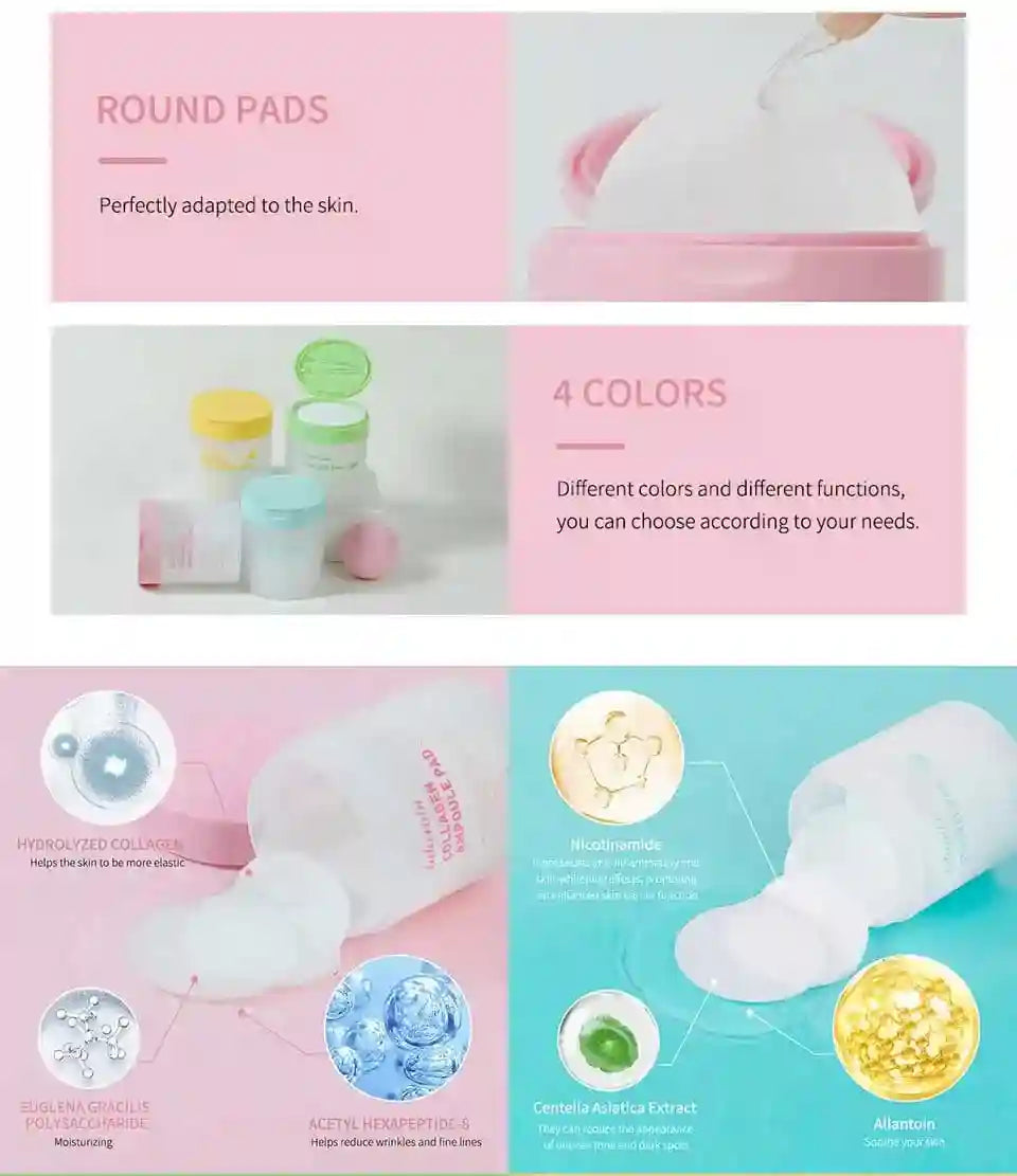 Toner Cotton Pads 80 Sheets - Gentle Skincare for Sensitive Skin Scrubs Treatments Tidesmit