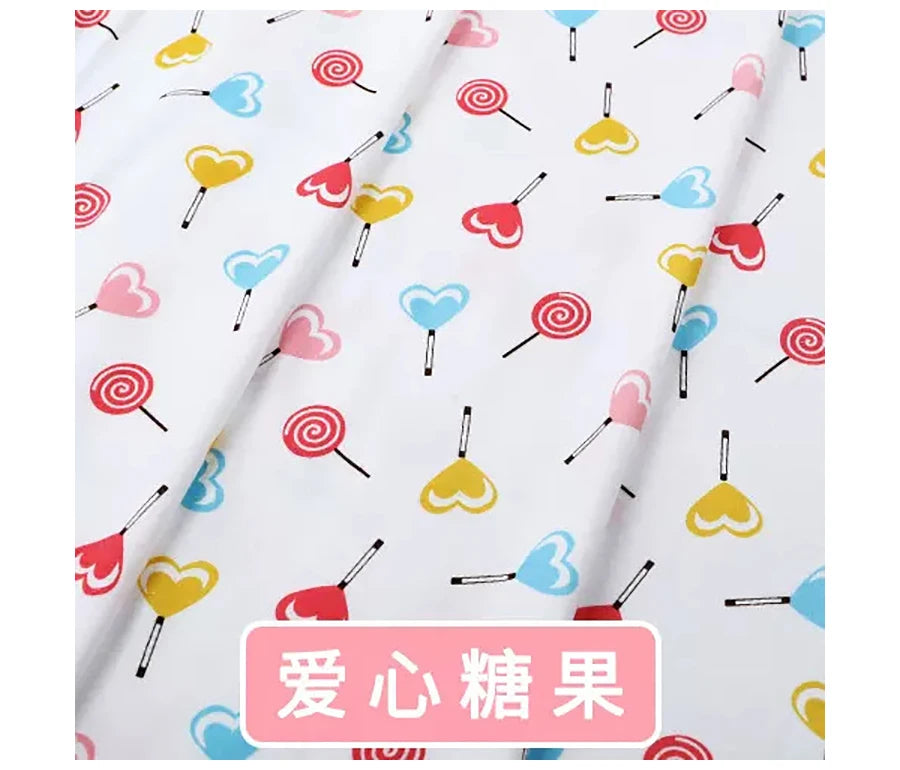 Baby Fabric Knit Jersey Print Fabric Sewing Material for Children's Garment 50*185cm Brocade Fabric Organic Fabric  Knitted