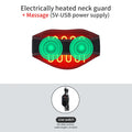 Electric Neck Massager with Heat and Vibration - Tidesmit Recovery Tool Fascia Gun 5V-Massage Tidesmit