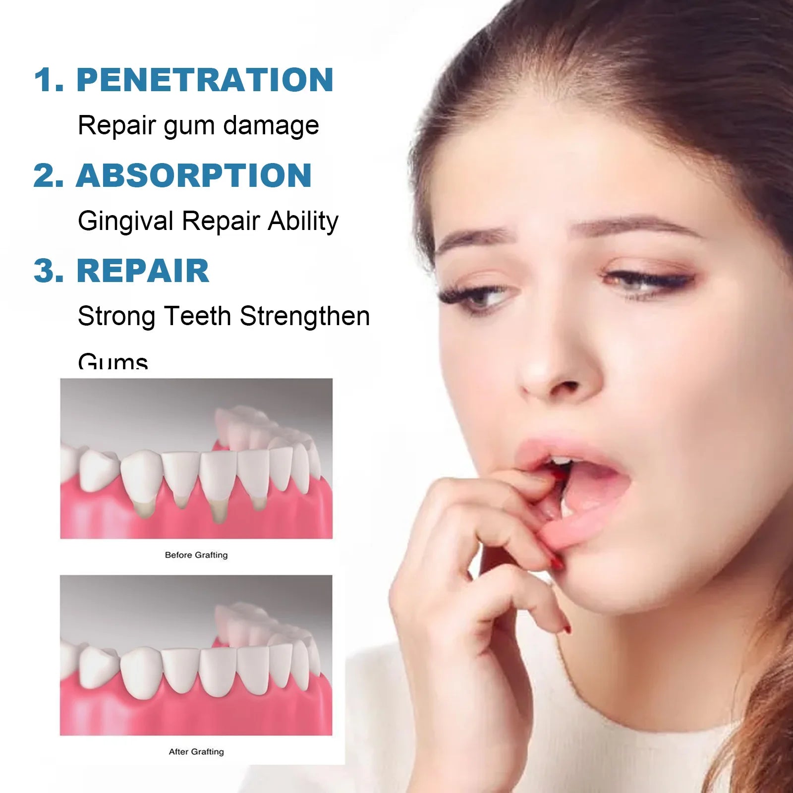 Tidesmit Rapid Repair Gum Serum for tooth sensitivity relief and daily oral teeth whitening defense